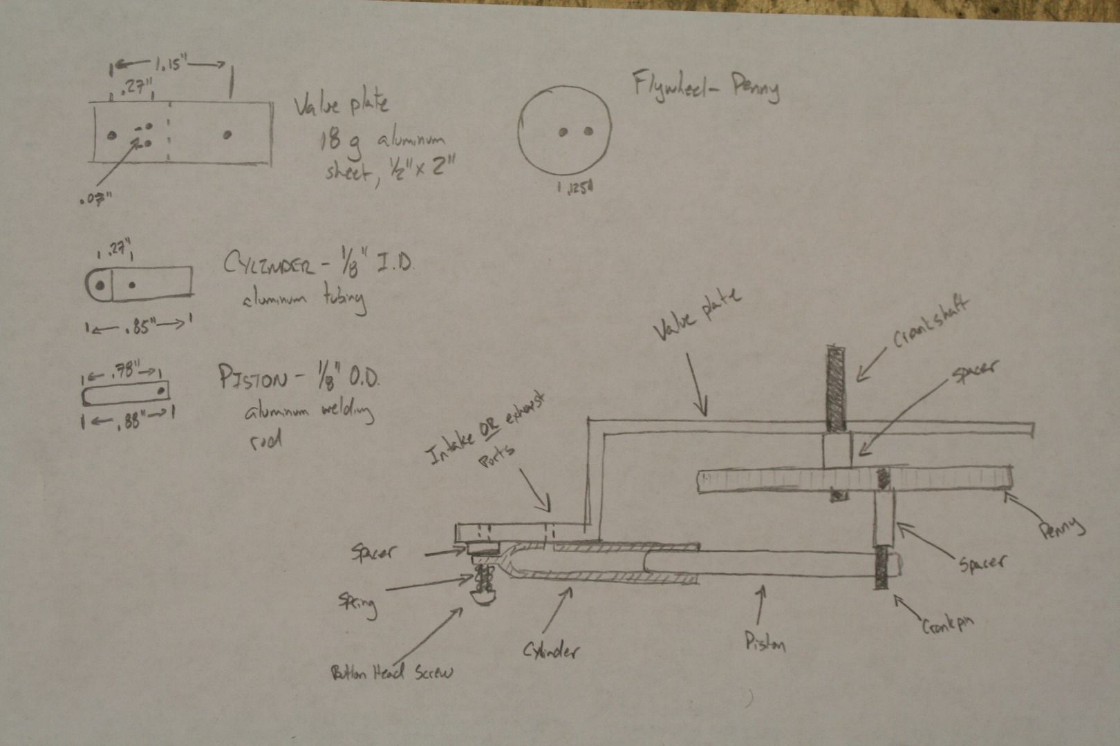 Penny Engine- Micro Air Powered Engine! : 7 Steps (with Pictures ...