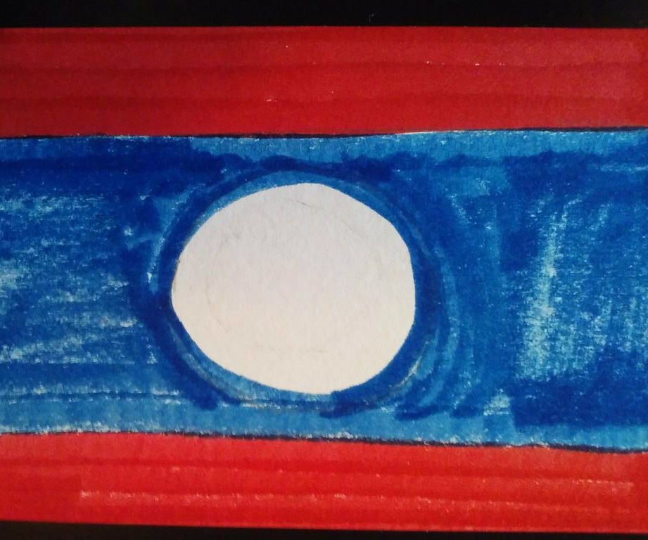 DIY Flag Art: Laos