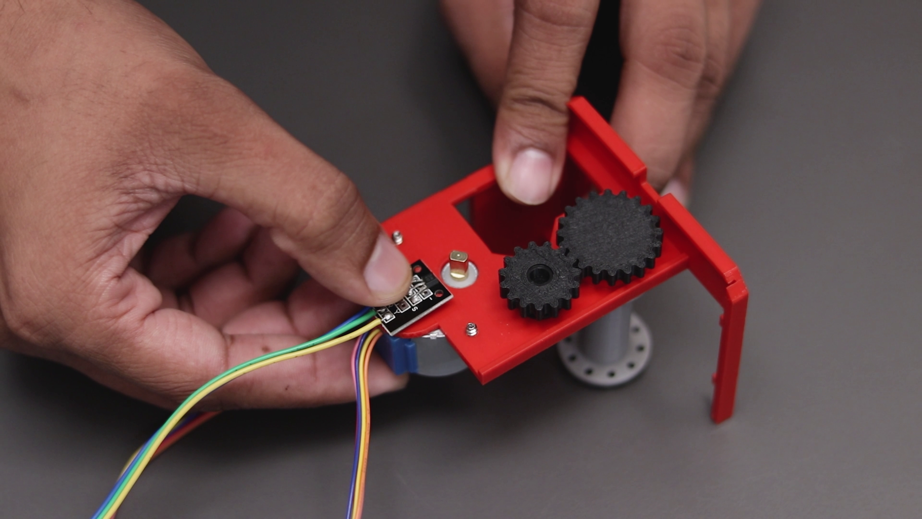 Making a Split Flat Display Clock - 3D Printed | Arduino : 16 Steps ...