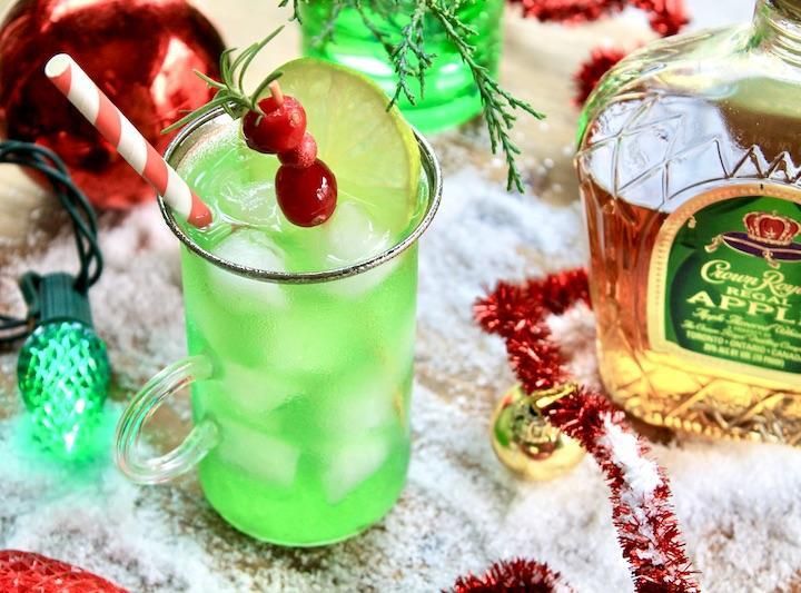 Festive Christmas Grinch Drink