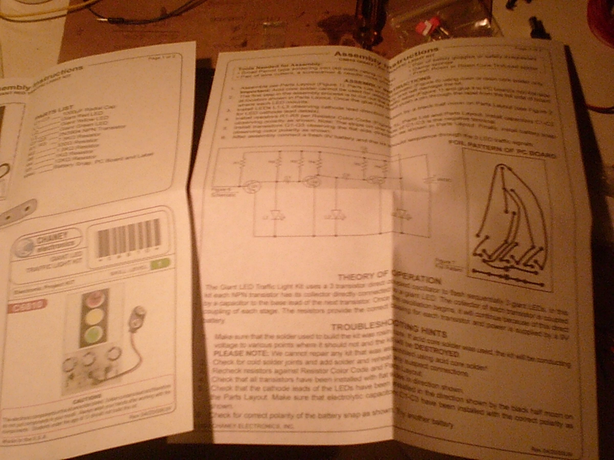 Traffic Lights Kit + XXL Green LED Blinker Kit in One Box With One