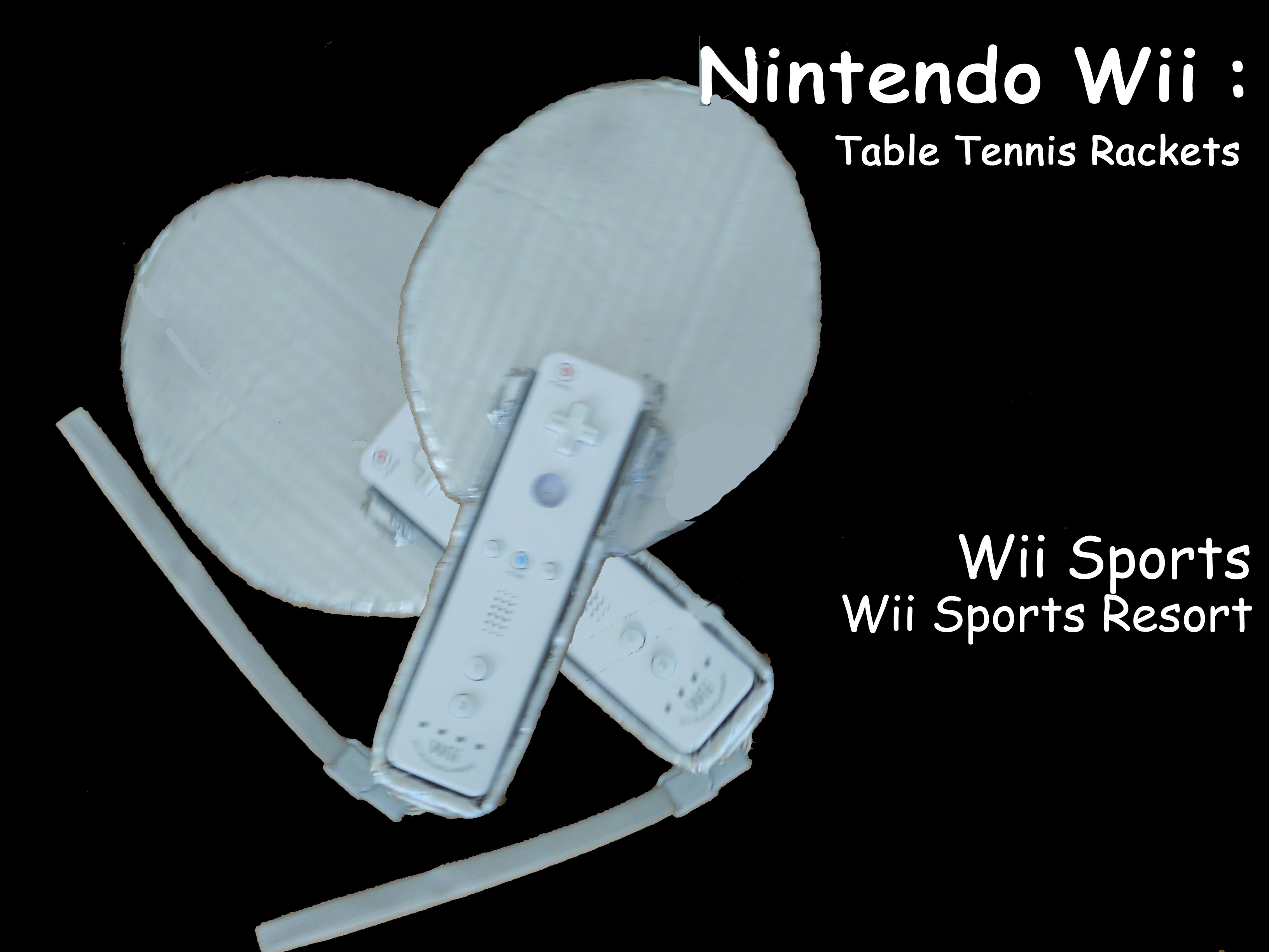 Nintendo Wii Table Tennis Rackets 6 Steps Instructables