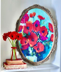 Turning a Vintage Mirror Into a Piece of Art