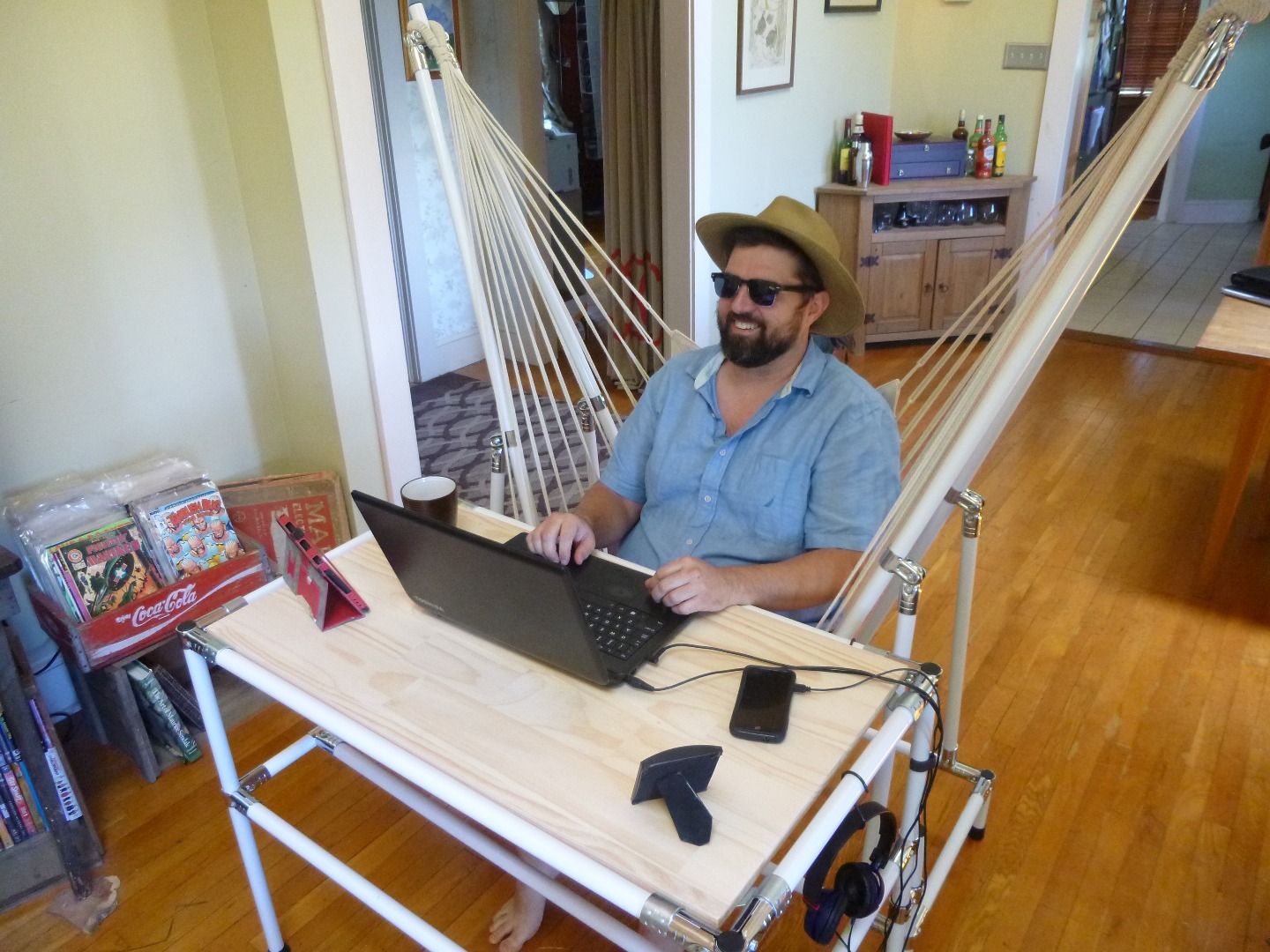 The Hammock Desk 5 Steps (with Pictures) Instructables