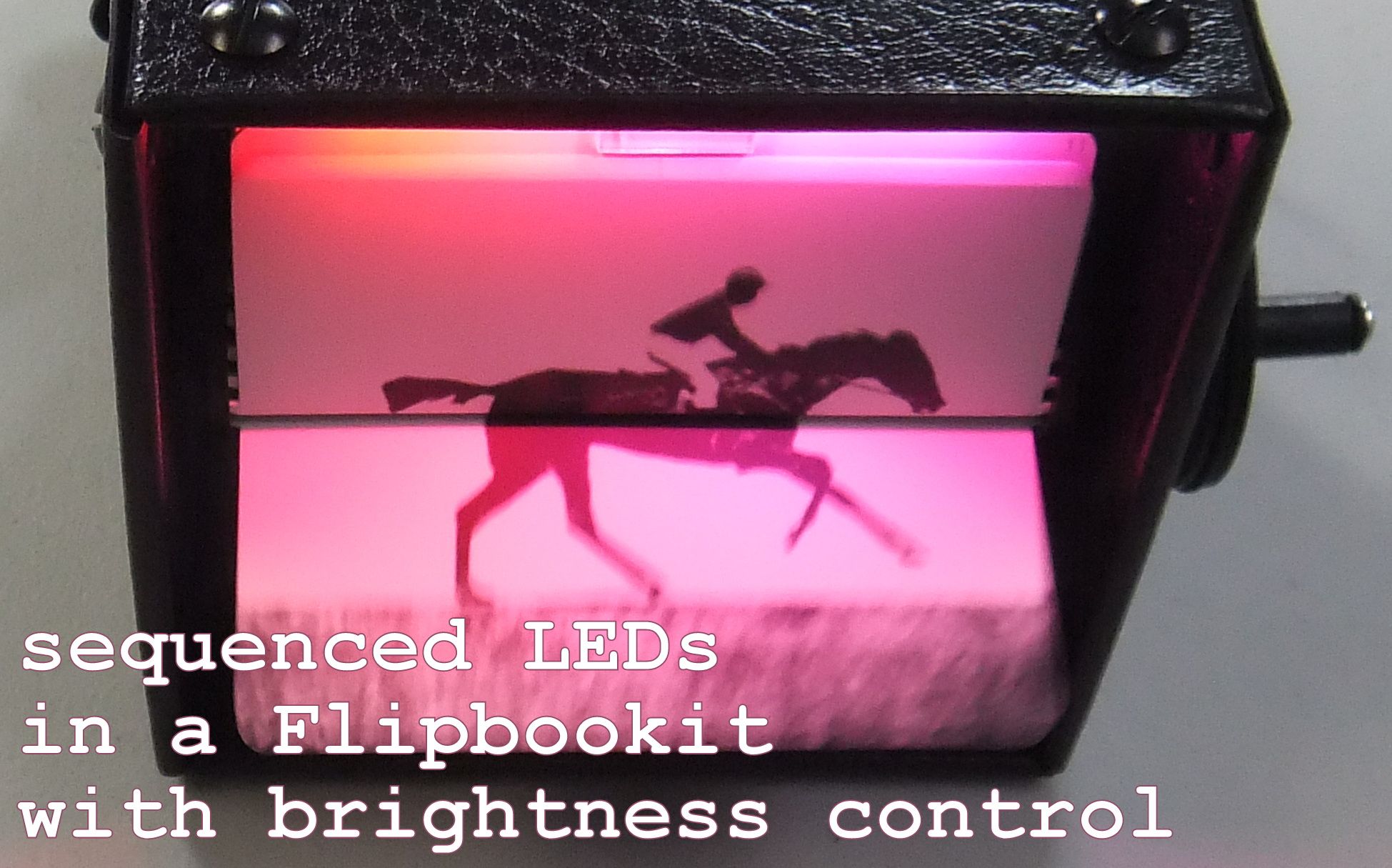 LED Flipbookit: Full Color and Brightness Control With an Arduino