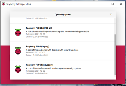 Flash the Raspberry Pi Operating System to a SD Card