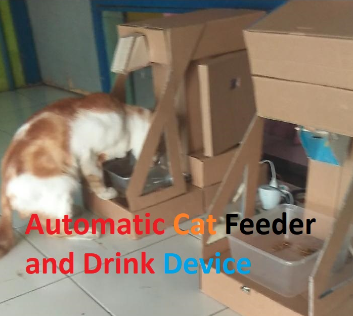 Automatic Cat Feeder and Drink Device