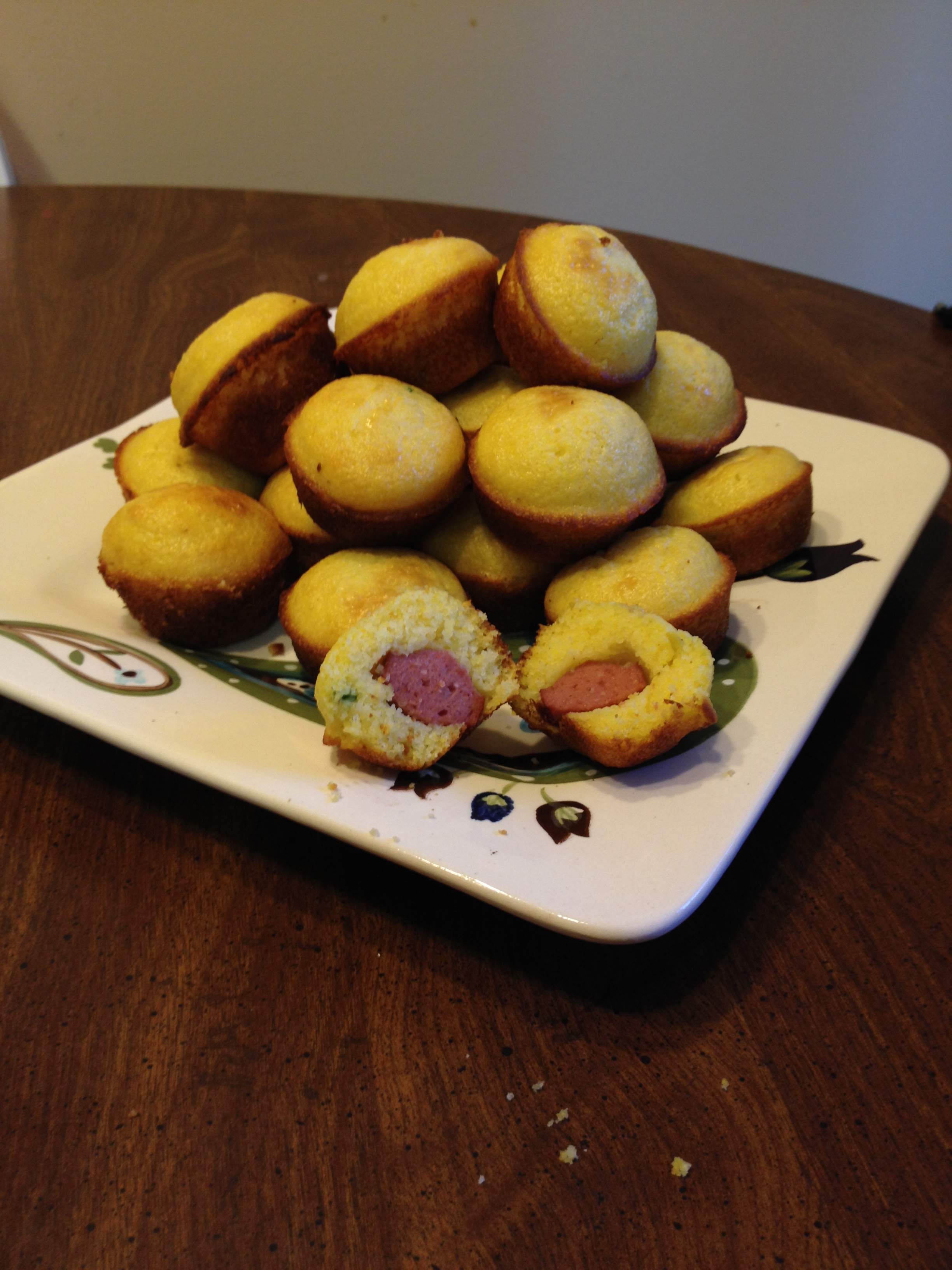 Delicious Corndog Poppers