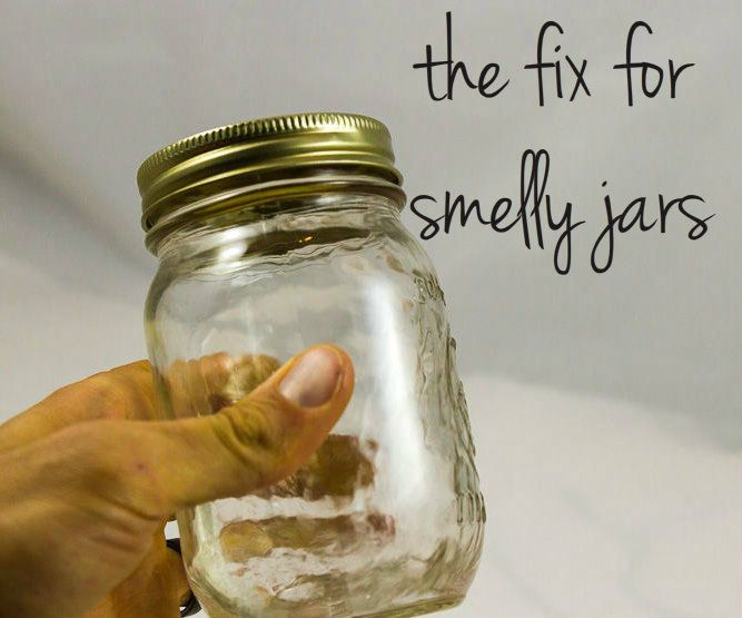 How to De-stink Glass Jars
