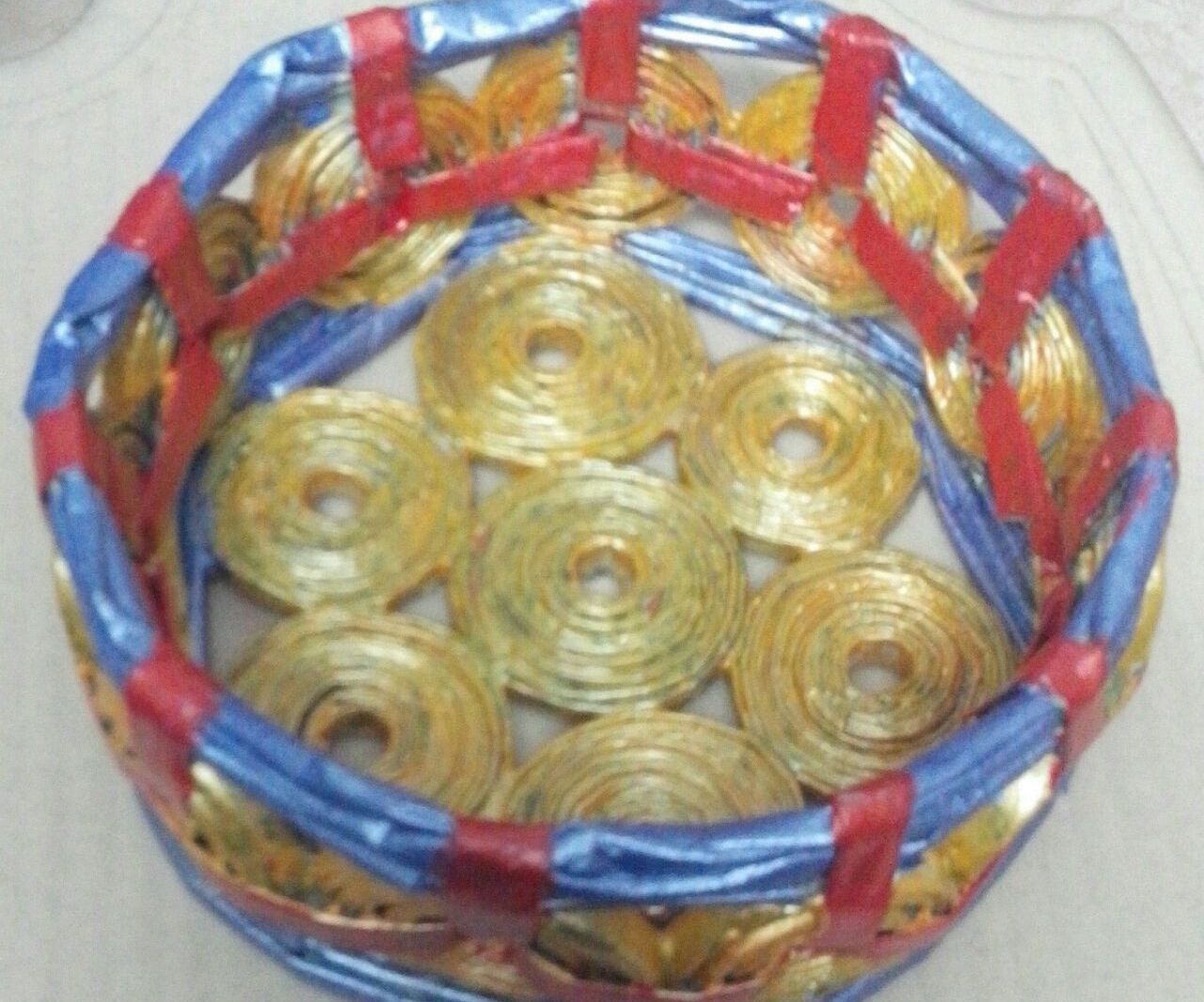 Chocolate Basket - Papercraft