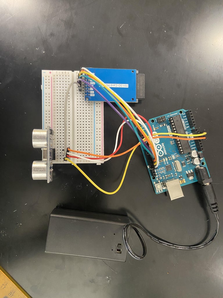 DIY Ultrasonic Distance Sensor : 6 Steps Circuit Diagram