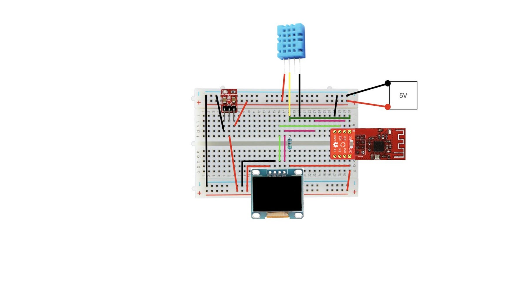 Iot Weather Station Circuit Diagram