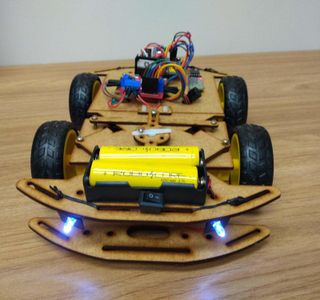 Arduino Bluetooth 4WD Car With Steering