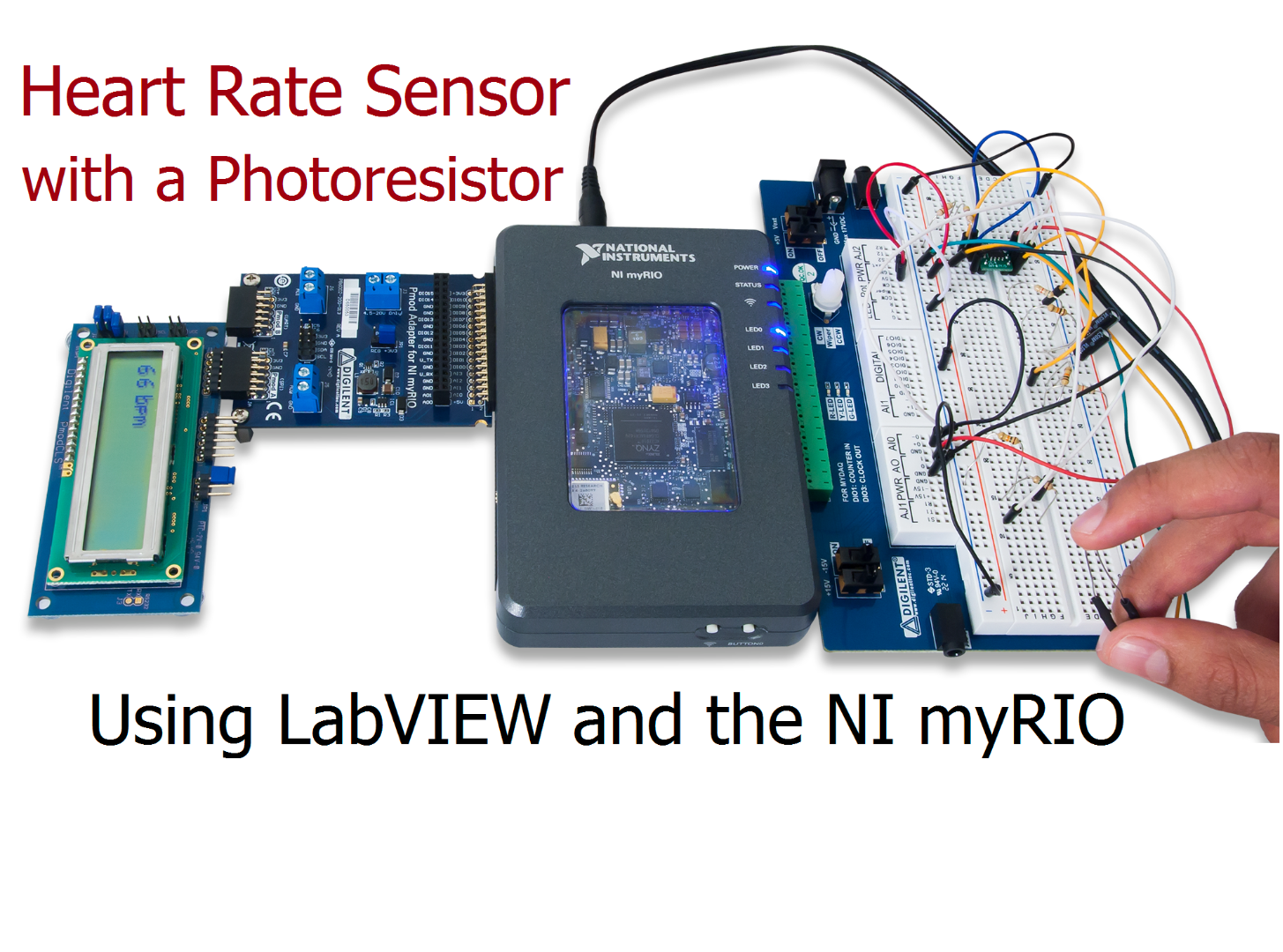 Heart Rate Monitor Using a Photoresistor 4 Steps Instructables