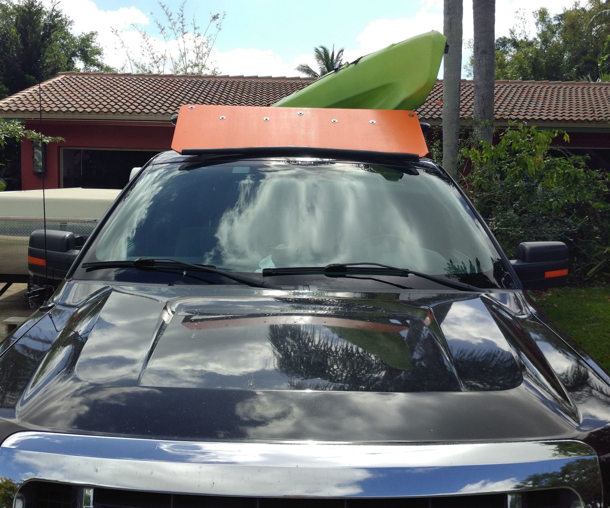 Truck Rack Roof Spoiler Air Dam Diffuser.