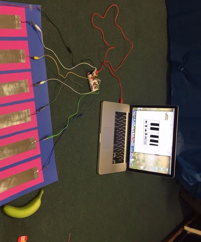 DIY Makey Makey Floor Piano