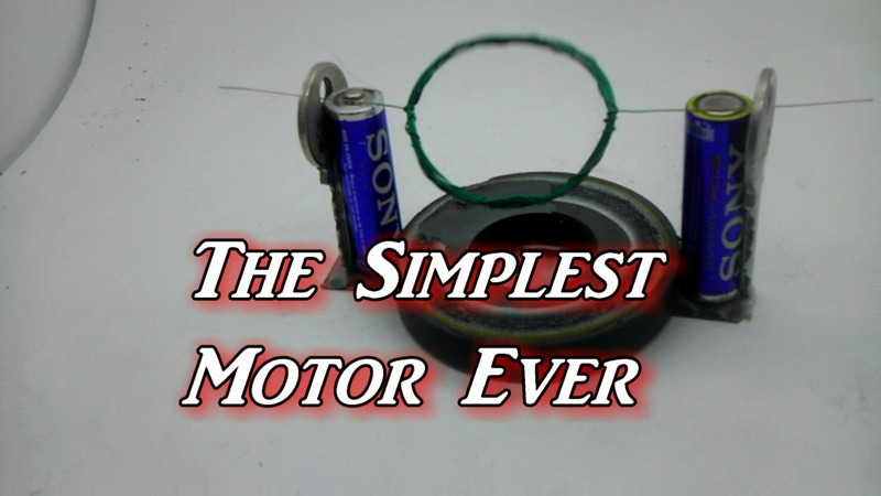 The Simplest Motor Ever!!!