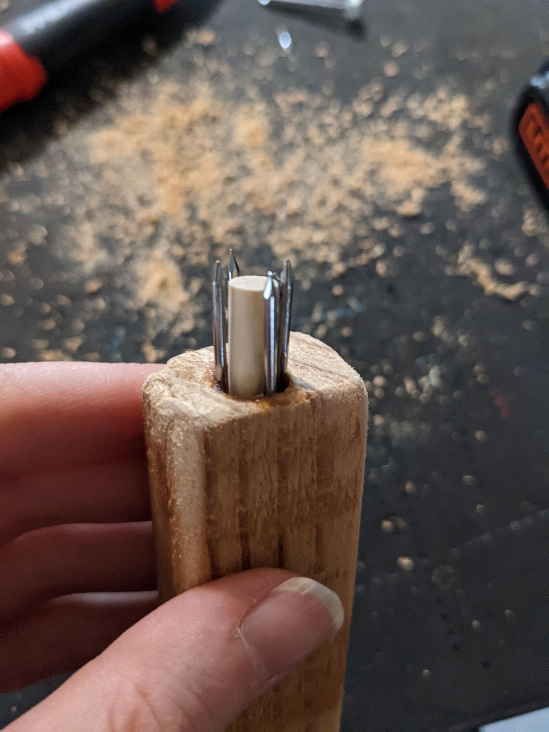 4Prong Square Leather Lacing Chisel 5 Steps (with Pictures