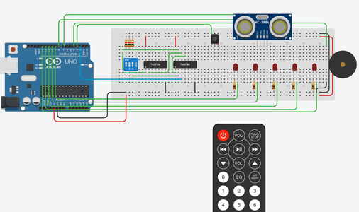 Rear View Infrared Sensor W/ Arduino in Tinkercad : 5 Steps - Instructables