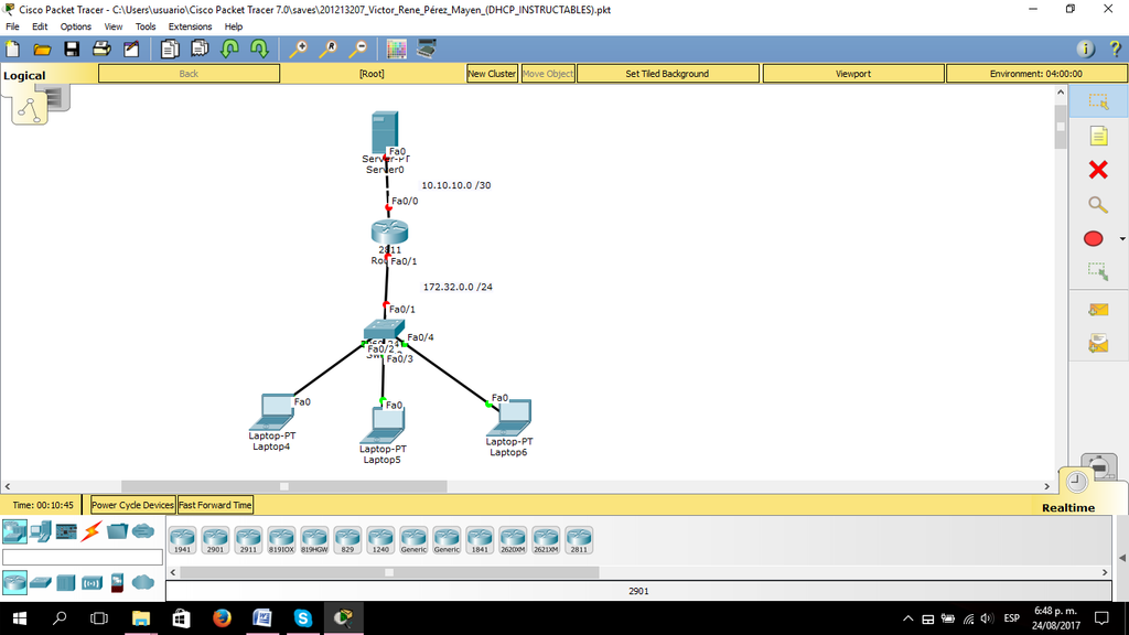 How to Configure DHCP in Cisco Packet Tracer : 14 Steps - Instructables