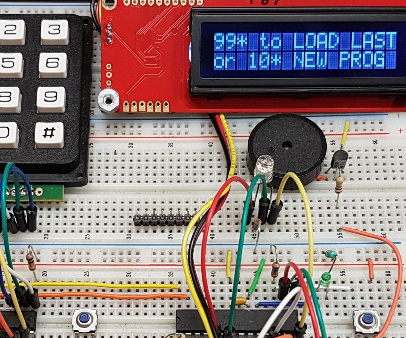 Mega328 With LCD, Keypad and FTDI In-circuit Programming