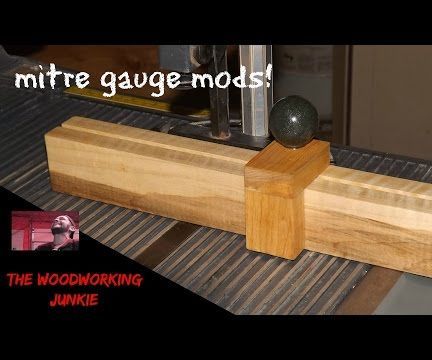 Mitre Fence Modification for Your Table Saw