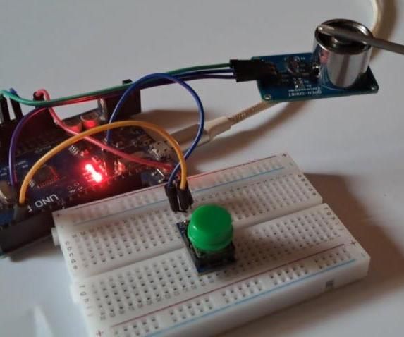 Arduino Electromagnet Module Using Visuino