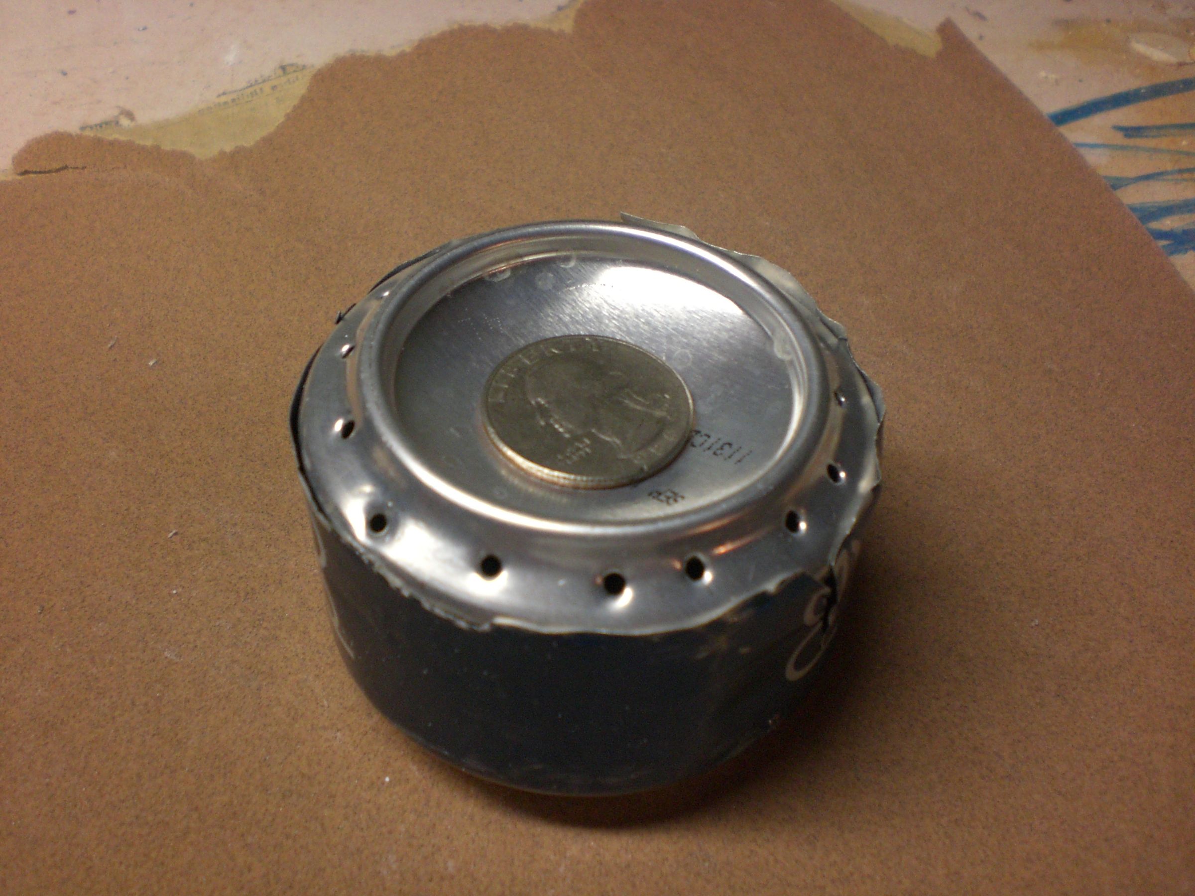 Pepsi can stove