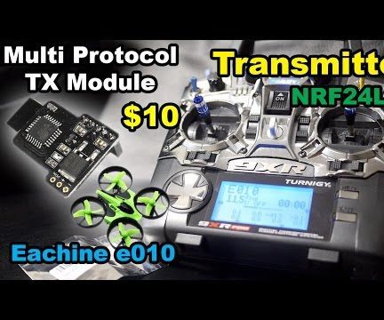 Multiprotocol TX Module for FrSky Taranis Turnigy 9XR NRF24L01 Eachine E010