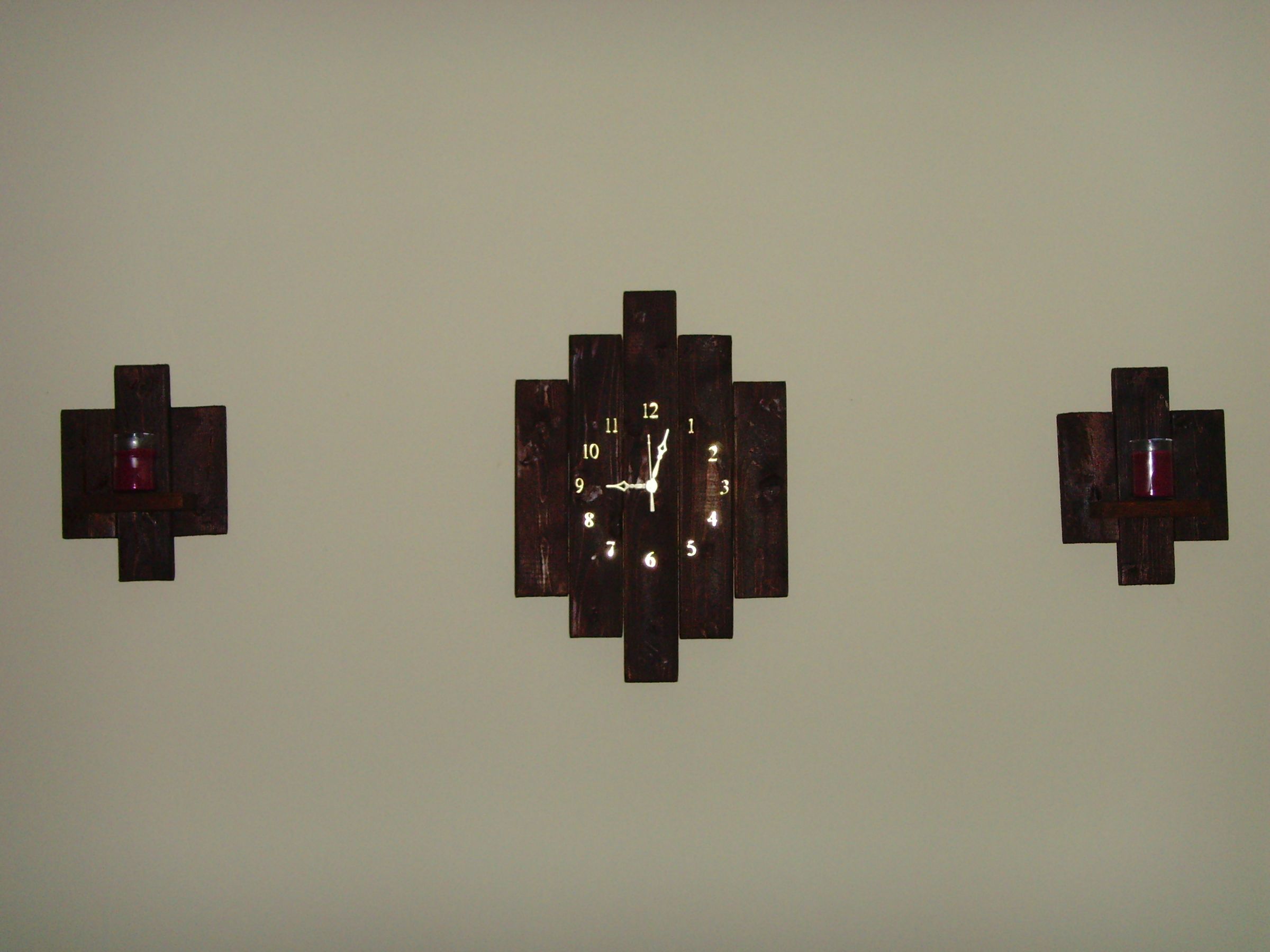 EasyMade Clock and Sconce Set 9 Steps Instructables