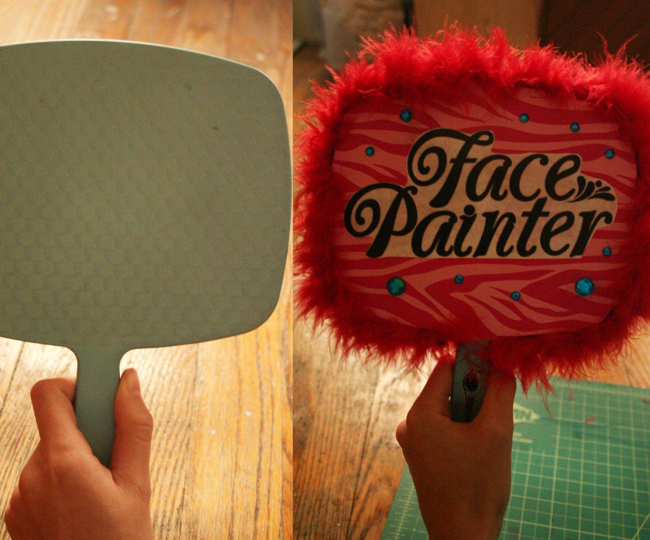 Face Painter Hand Mirror