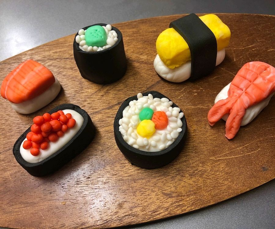 Sushi Cupcake Toppers
