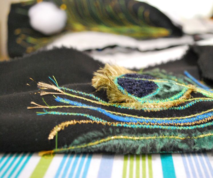 Selective Peacock Quilting