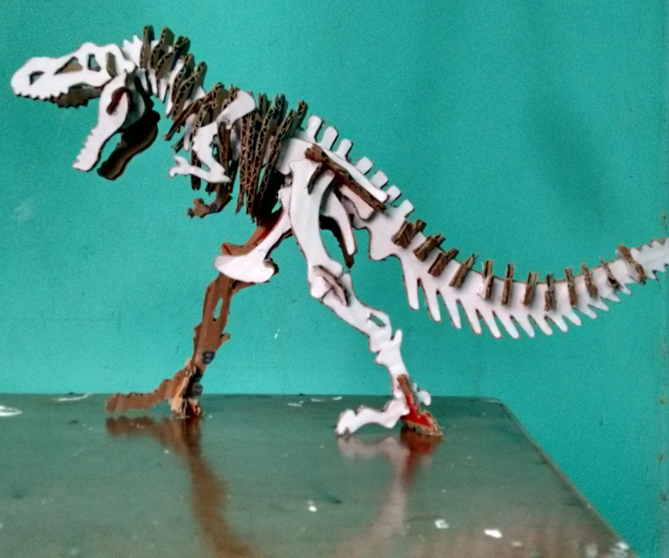 DIY - Cardboard Dinosaur Skeleton (Tyrannosaurus Rex)