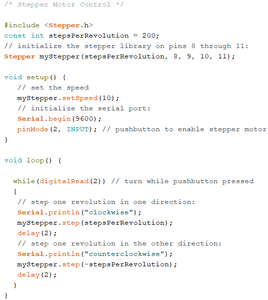 Coding the Arduino