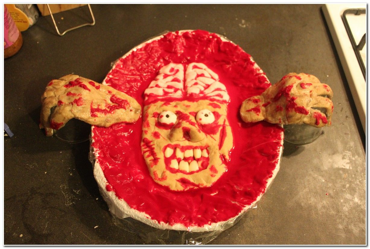 Half-dead Lobotomized Man Getting Out of a Gutter