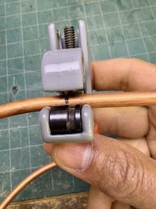 Shaping the Copper Tube