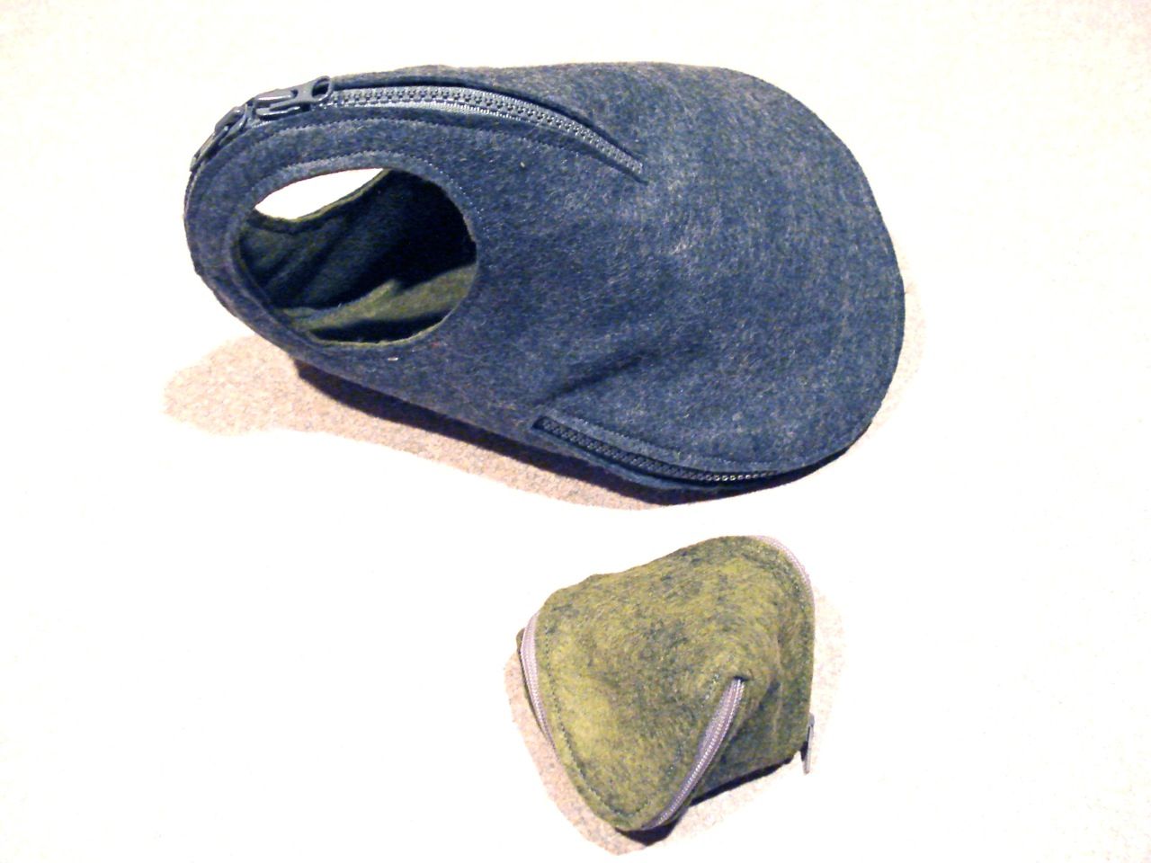 Flat Zipper Bag and Wallet