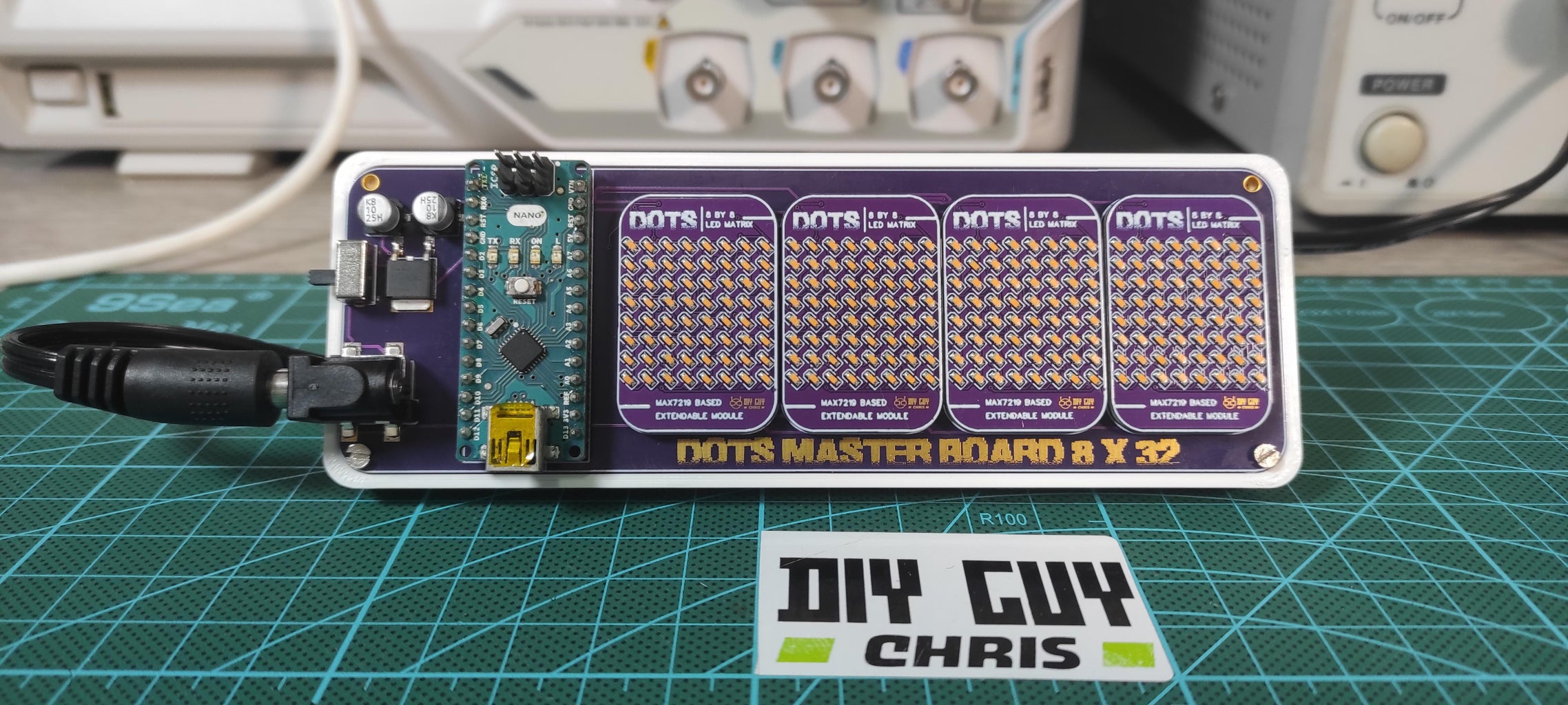 Arduino Display Matrix (32 X 8 DOTS) : 4 Steps (with Pictures ...