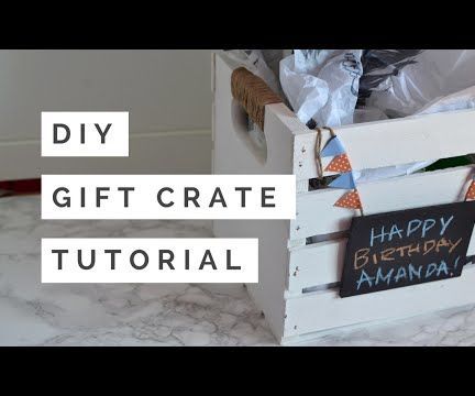 DIY Pallet Gift Crate