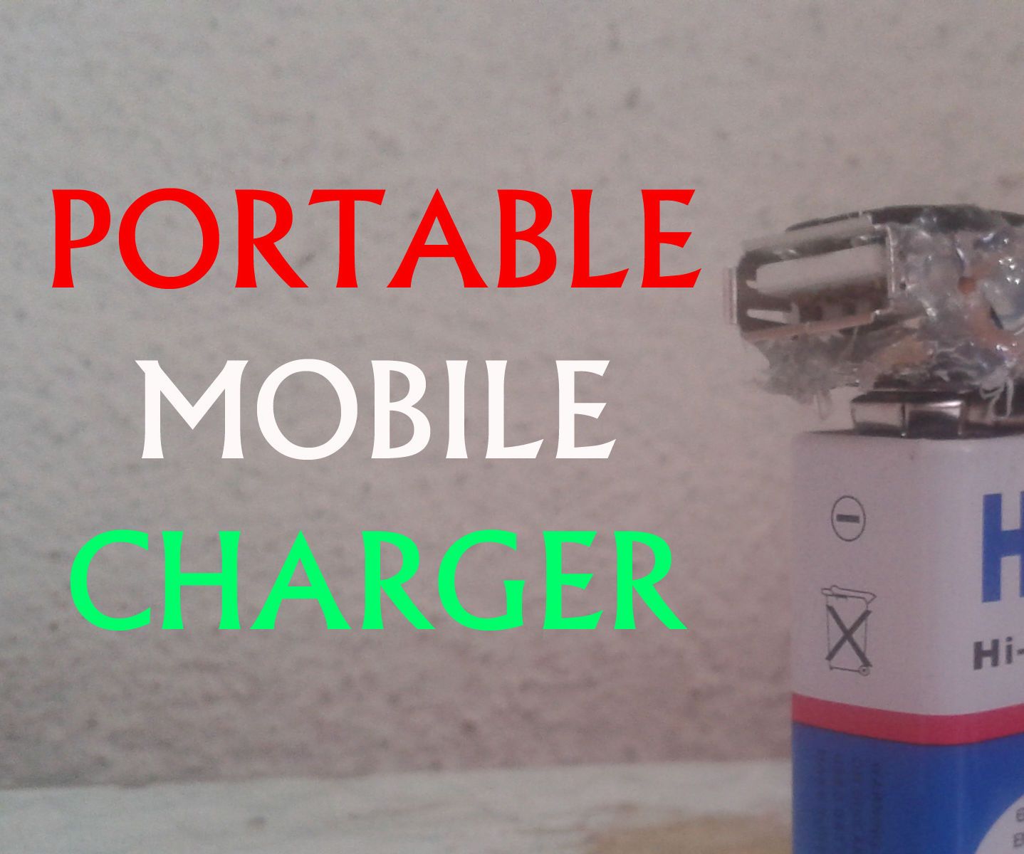 Portable USB Charger - Simple Power Bank