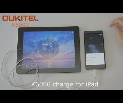 OUKITEL K6000 Can Reverse Charge 6 Devices at the Same Time
