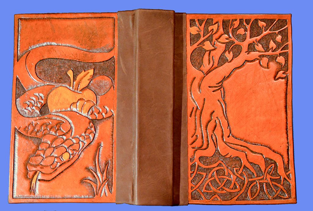 Leather Script Book Binding Of Leather at Ardella Reese blog