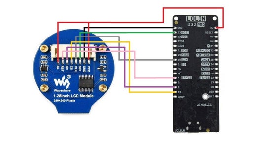 Round Display and ESP32 Setup