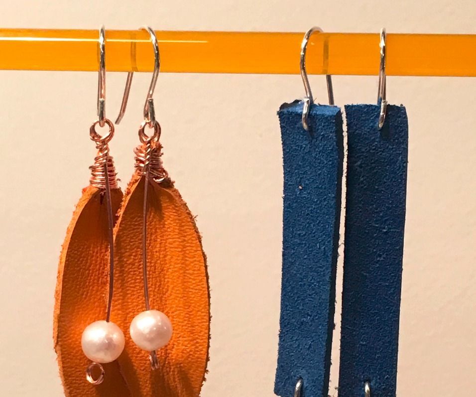 Leather Earrings