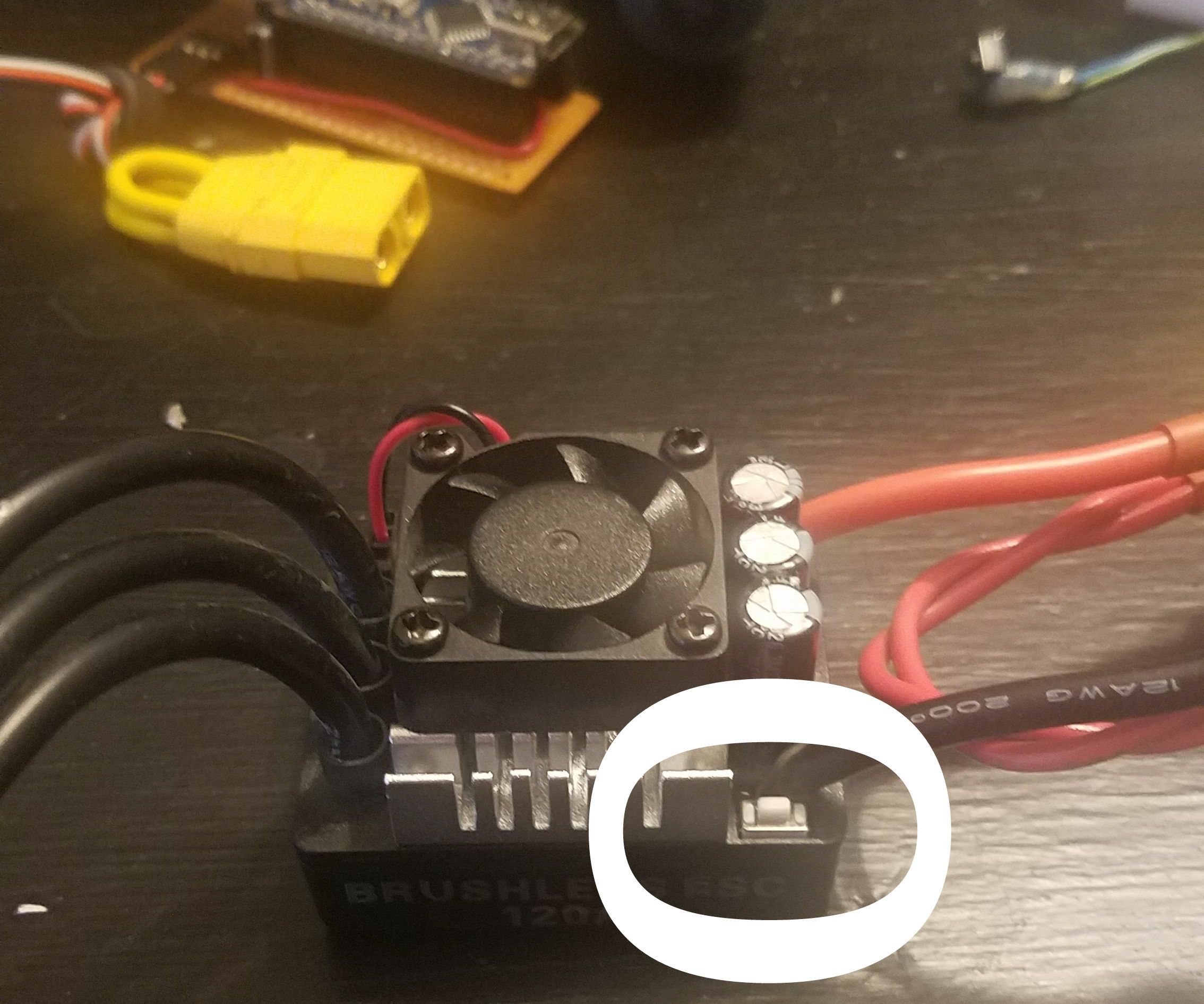 External Power Button to an ESC