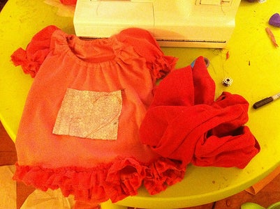 Ruffly Pink Applique Shirt