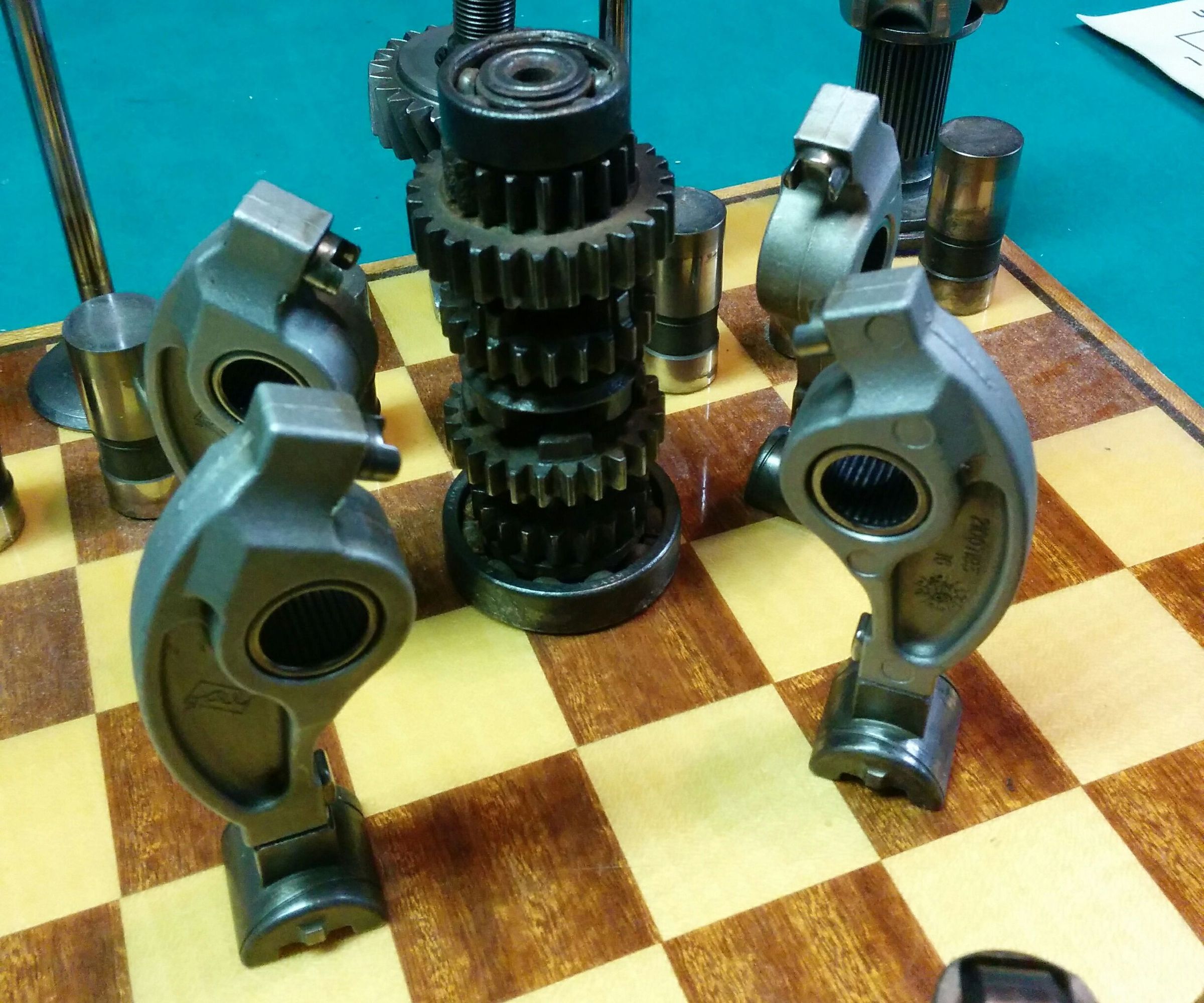 Automotive Chess Set: Knights of the Square Chessboard