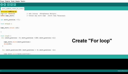 Arduino : How to Control Servo Motor With Motor Shield : 5 Steps (with ...