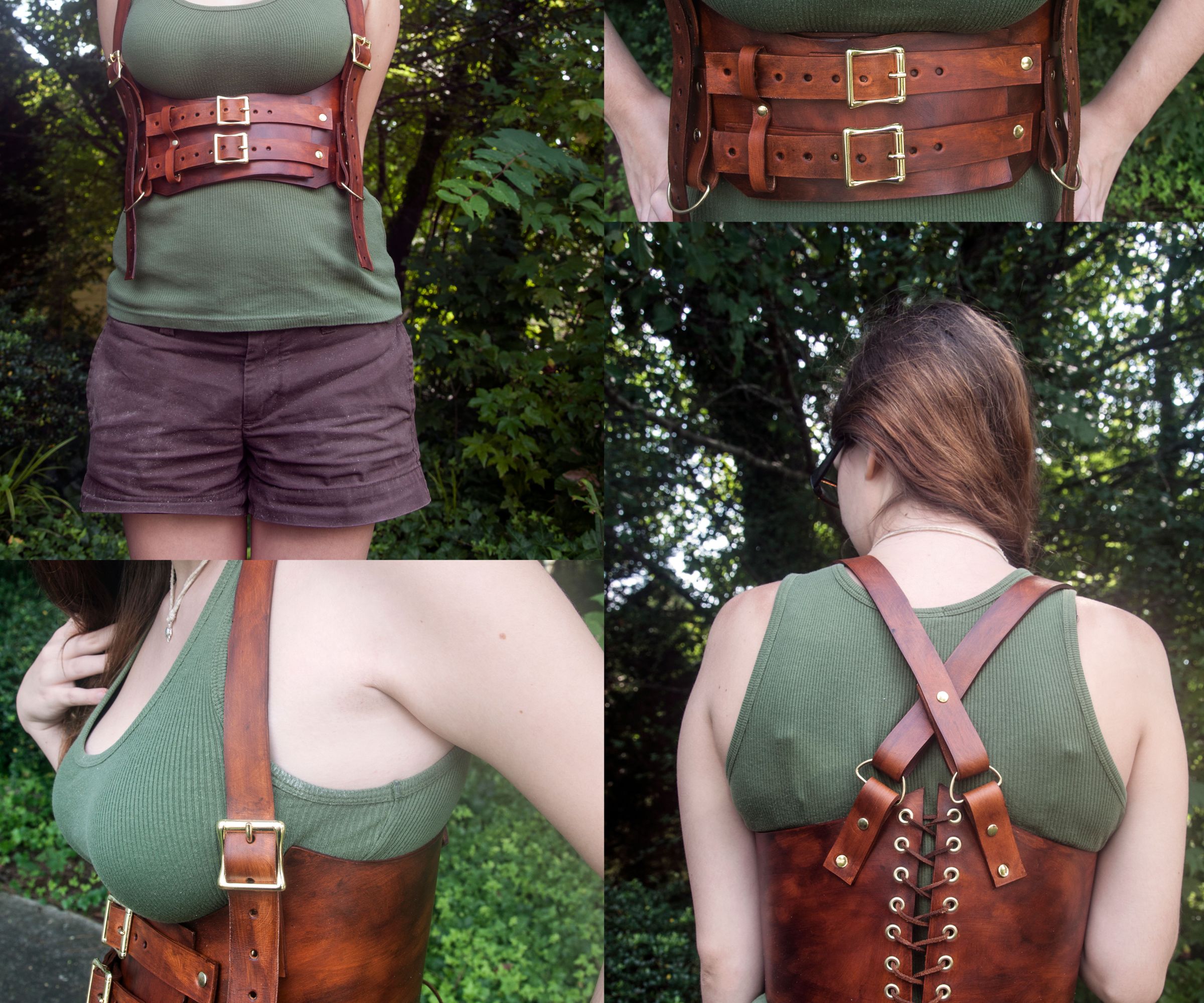 Leather Underbust Harness